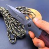 Factory Direct Supply Stainless Steel Knife Fruit Knife Camping Folding Knife Garden Grafting Folding Knife Wooden Handle Outdoor Tool