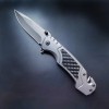 Stainless steel folding knife outdoor knife high hardness knife camping survival tool saber carbon fiber handle cutter