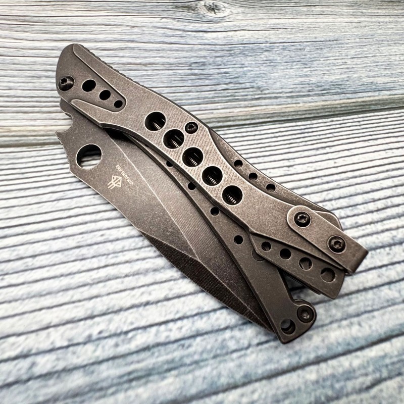 Cross-border source field folding saber stone wash sharp stainless steel folding knife high hardness hunting tool fruit knife