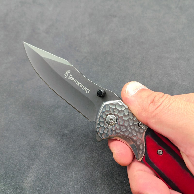 Outdoor Survival Knife, Survival Folding Knife, Stainless Steel Folding Knife, Micarta Self-Defense Knife, Multi-Functional Tactical Knife