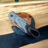 Cross-Border Supply Wilderness Survival Tactical Knife Blade Special Outdoor Knife Ebony Handle Sharp Stainless Steel Knife