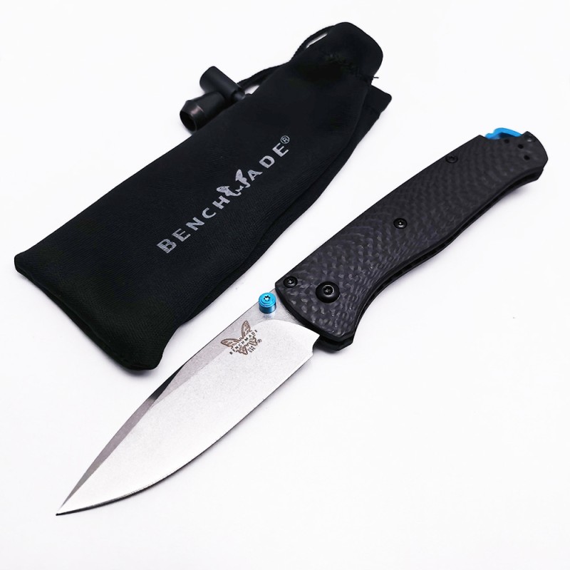 Cross-Border Butterfly 535-3 Carbon Fiber Handle Ecd Fishing Folding Knife Lightweight Outdoor Survival Tactical Knife Dropshipping