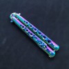 Unbladed Samurai Butterfly Practice Knife CSGO Game Toy All-Steel Hand-Playing Training Novice Comb Practice Artifact