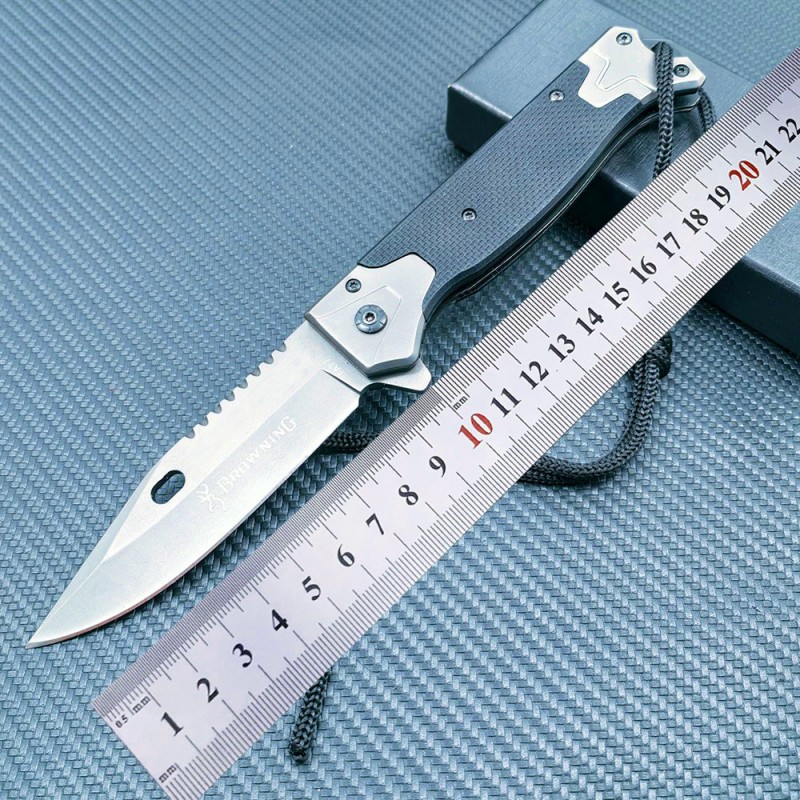 Outdoor self-defense knife tactical G10 handle knife mini fruit knife FA77 split saber car pocket knife