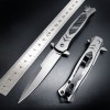 Camping survival folding knife carbon fiber handle self-defense knife creative swordfish fruit knife cross-border export supply saber