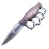 Folding Knuckles Knife Tiger Finger Multi-function Car Window Breaking Outdoor Defense Sabre Buckle Four-finger Hand Support Knife