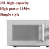 Cross-border new microwave oven 20L full-automatic European-style multi-functional household small mechanical turntable light wave baking