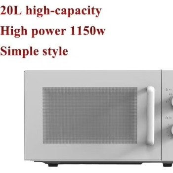 Cross-border new microwave oven 20L full-automatic European-style multi-functional household small mechanical turntable light wave baking