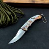 Factory Direct Sales Mini Portable Keychain Knife Portable Fruit Peeling Knife Pocket Knife Outdoor Camping Emergency