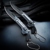 Mini Folding Creative Knife with All-Steel Handle, Self-Defense Keychain Knife, Car Package Opening Knife, Fruit Knife