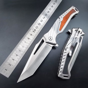 Wholesale stainless steel camping knife high hardness exquisite saber portable outdoor travel tools portable fruit knife
