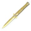 Exquisite Rose Embossed Knife High Hardness Sharp Swordfish Folding Knife Cross-border Supply Outdoor Portable Fruit Knife
