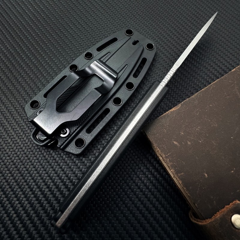 Amazon Supply Knife K-Type Sheath Portable Hiking Knife Survival Knife Tactical Folding Knife G10 Handle Straight Knife