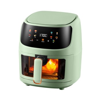 A generation of Silver Crest 8L visual large capacity air fryer intelligent electric fryer European 220V