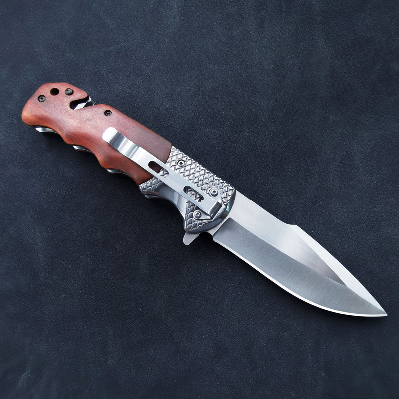 High hardness outdoor knife portable fruit knife sharp self-defense weapon folding knife TEMU shrimp supply folding knife