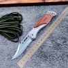 Camping Knife, Fishing Cutter, Sharp Stainless Steel Folding Knife, Outdoor Emergency Self-Defense Folding Knife, First Aid Kit, Small Folding Knife