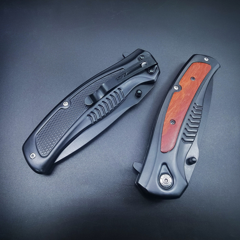 Factory wholesale outdoor knife folding fruit knife sharp cold weapon portable self-defense short knife export foreign trade knife