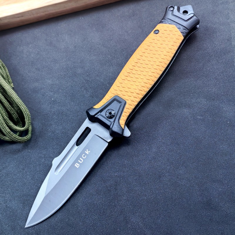 Outdoor Camping Style Convenient Knife, Outdoor Survival Knife, Special Combat Self-Defense Multi-Purpose Stainless Steel Folding Knife, High Hardness Knife