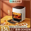 Cross-border generation AirFrye intelligent air fryer r three-layer large-capacity electric oven smokeless barbecue machine