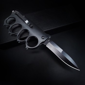 Tiger Finger Folding Knife Portable Ring Buckle Knife Multi-functional Window Breaking Safety Escape Hammer Self-defense Self-defense Weapon