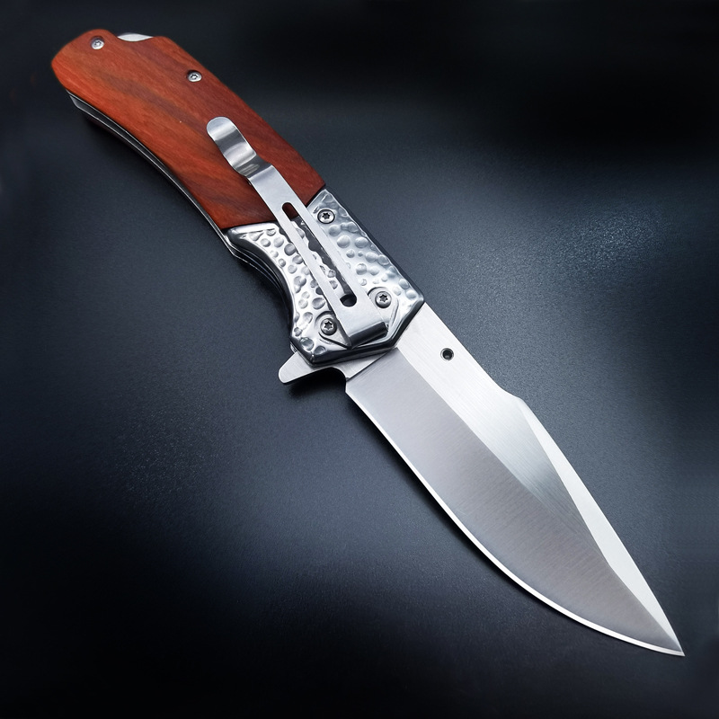 Wholesale Outdoor Pocket Knife Folding Knife Portable High Hardness Military Knife Fruit Knife Outdoor Self-Defense Emergency Survival Knife