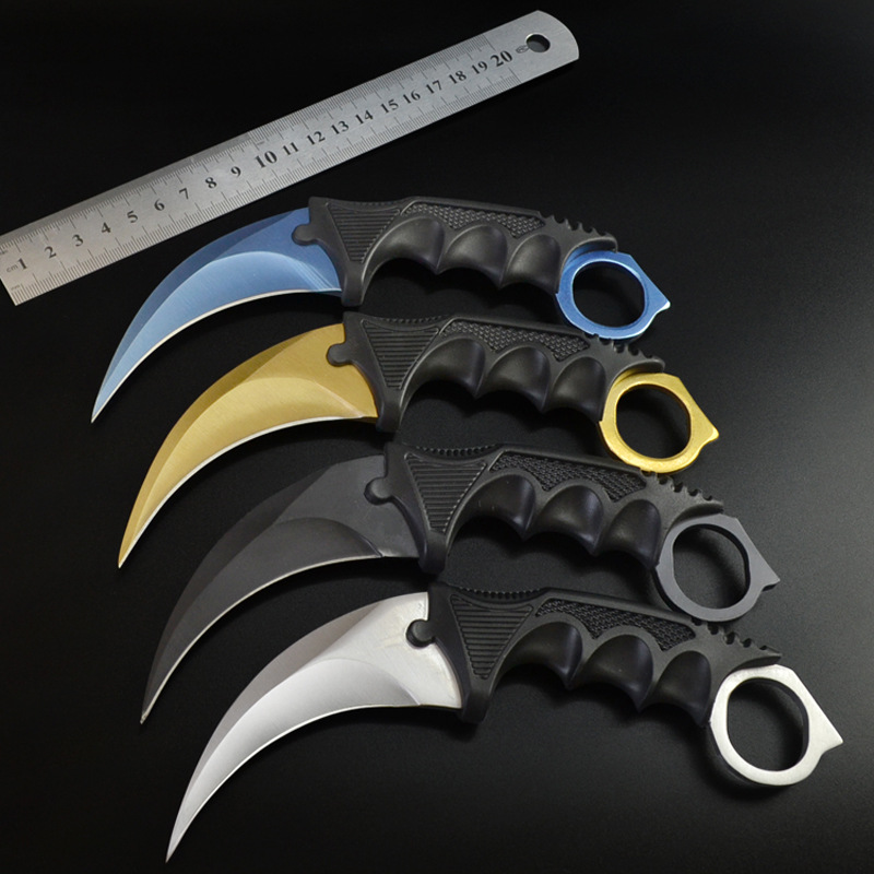 Wholesale claw knife game machete outdoor knife scabbard eagle claw knife stainless steel saber fruit knife foreign trade csgo