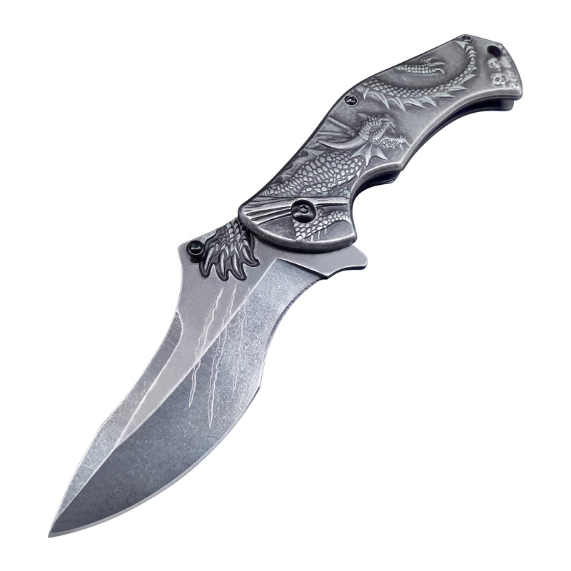 Outdoor knife carry fruit knife relief knife folding self-defense weapons tools foreign trade small commodities military knife