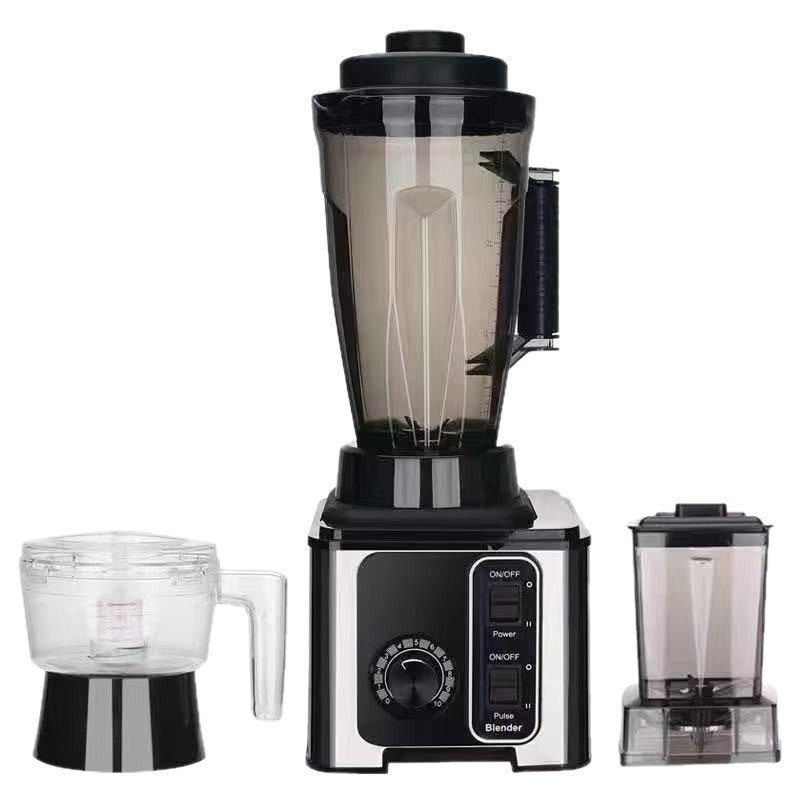 Cross-Border Commercial Stainless Steel Meat Grinder Blender Juicer 2in1 Wall Breaker Blender Juice Machine