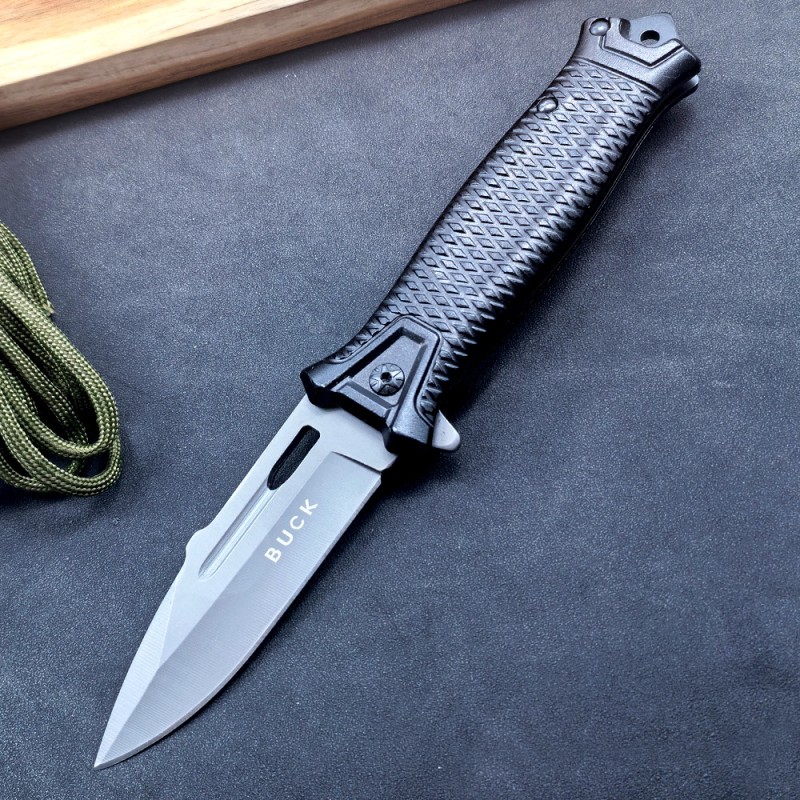 Outdoor Camping Style Convenient Knife, Outdoor Survival Knife, Special Combat Self-Defense Multi-Purpose Stainless Steel Folding Knife, High Hardness Knife