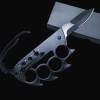 Cross-border outdoor survival finger tiger folding knife hot wheel cool tiger finger window breaker high hardness sharp fruit knife
