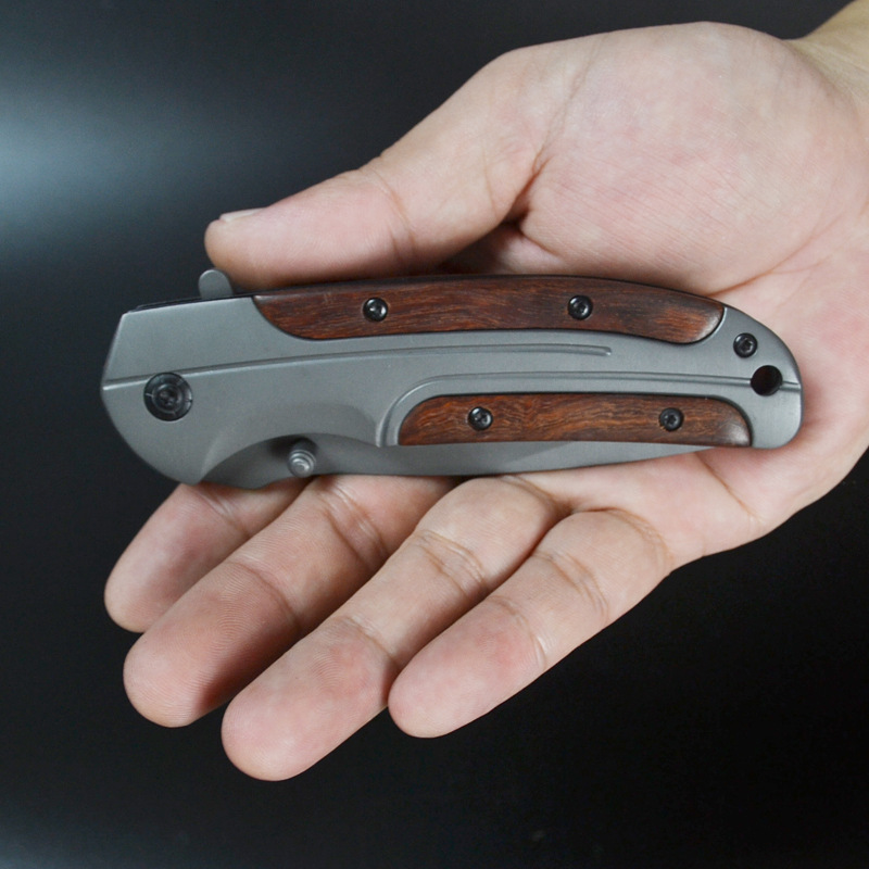 Self-defense Folding Knife Outdoor Field Survival Tool Portable Knife Browning Knife Fruit Knife DA43