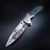 3D Stainless Steel Knife Tactical Outdoor Knife Household Fruit Knife Creative Pattern Mini Knife Foreign Trade Wholesale Jatknife