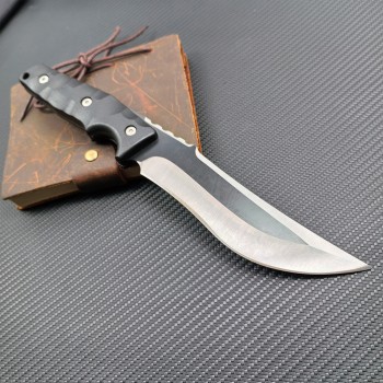 Amazon Outdoor Knife Jungle Hunting Knife Adventure Knife Dragon Bone Integrated Nylon Knife Sheath Kitchen Fruit Knife