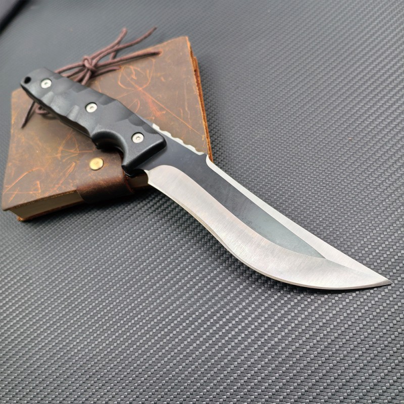 Amazon Outdoor Knife Jungle Hunting Knife Adventure Knife Dragon Bone Integrated Nylon Knife Sheath Kitchen Fruit Knife