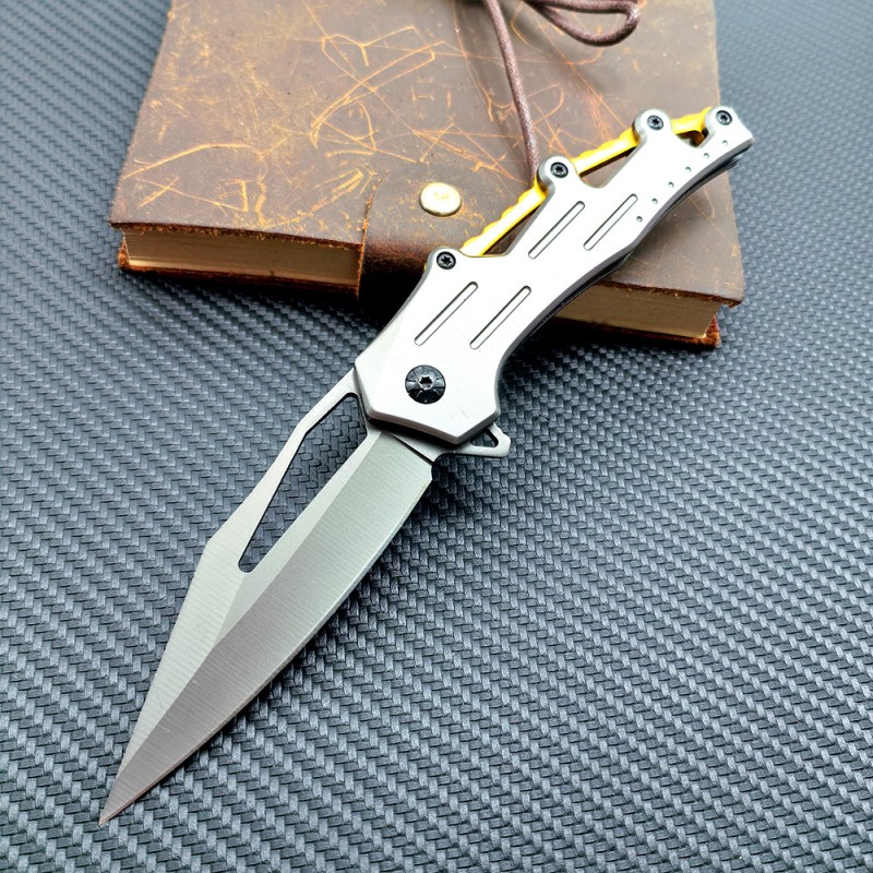 Outdoor Self-Defense Knife, High Hardness, Car-Mounted Express Delivery Tool, Knife Back Clip, Portable Stainless Steel Knife, Pocket Lightweight Knife