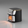 Multi-functional electric fryer new air fryer 10L stainless steel visual large capacity electric oven touch screen cross-border