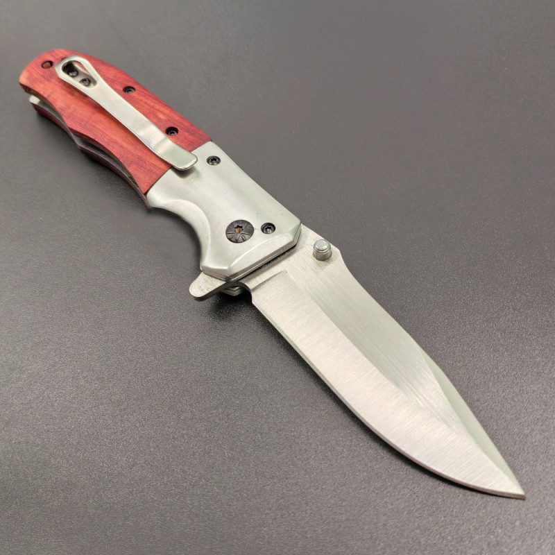 Braunning Outdoor Knife Folding Knife Field High Hardness Knife Tactical Military Knife Da51 Stainless Steel Fruit Knife