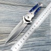Cross-border outdoor camping folding knife high hardness stainless steel swordfish knife exquisite gift sharp melon and fruit knife