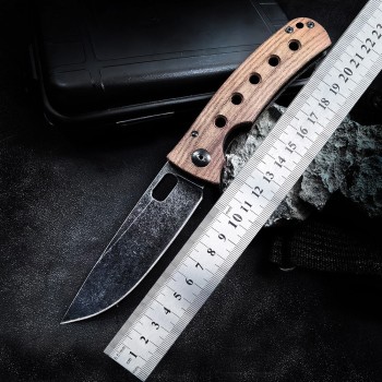 Cross-Border Creative Ma You Folding Outdoor Folding Knife Linen Handle Sharp Fruit Knife Jungle Adventure Mountaineering Knife