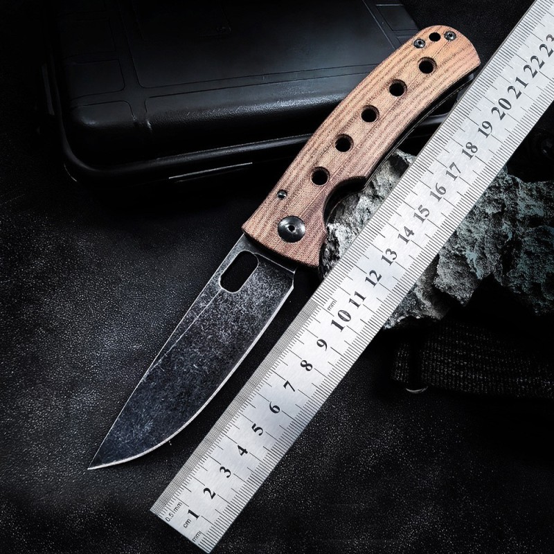 Cross-Border Creative Ma You Folding Outdoor Folding Knife Linen Handle Sharp Fruit Knife Jungle Adventure Mountaineering Knife