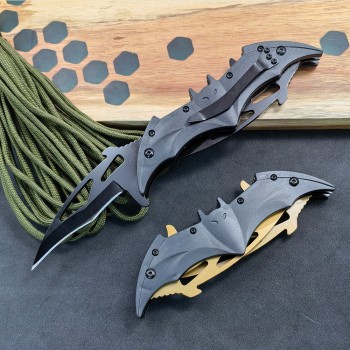 Outdoor Pocket Folding Knife, Creative Bat Knife, Adventure Knife, Emergency Knife, Portable Fruit Knife, Cool Folding Knife