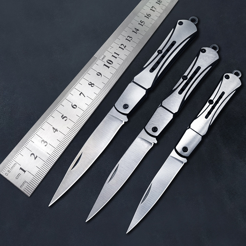Mini Fruit Knife Household EDC Portable Knife Stainless Steel Outdoor Household Pocket Folding Knife Pocket Dispel Express Knife