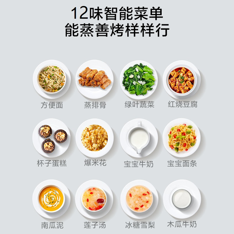 Cross-border new microwave oven 20L full-automatic European-style multi-functional household small mechanical turntable light wave baking