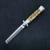 Portable spring comb American style oil head portable comb artifact automatic hair comb outdoor pocket comb ornamental cutter