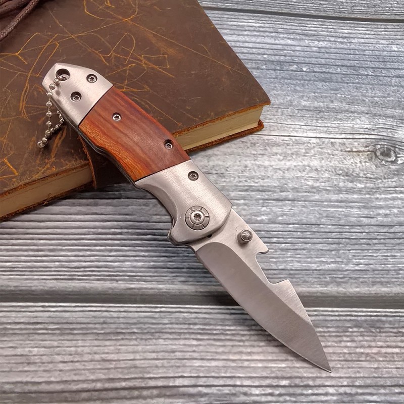 Mini Raytheon Knife Folding Field Knife Portable Defense Tool Multifunctional Open Beer Cover Knife Fruit Knife