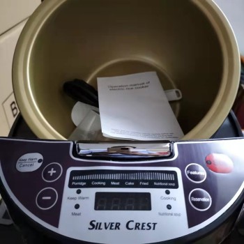 Cross-border intelligent reservation factory direct 5L rice cooker SILVER CREST Rice cooker English home