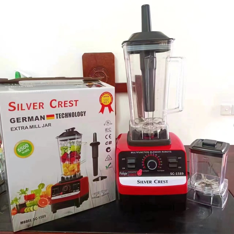 Blender mixer crushed ice 9525 motor 5500 W double cup wall breaking machine auxiliary food grinding