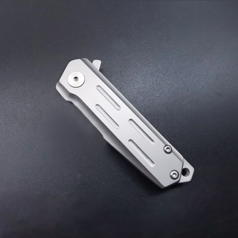 Mini D2 Steel Knife, Self-Defense Folding Knife, Car Travel Supplies, Portable Fruit Knife, Portable Meat Cutting Knife