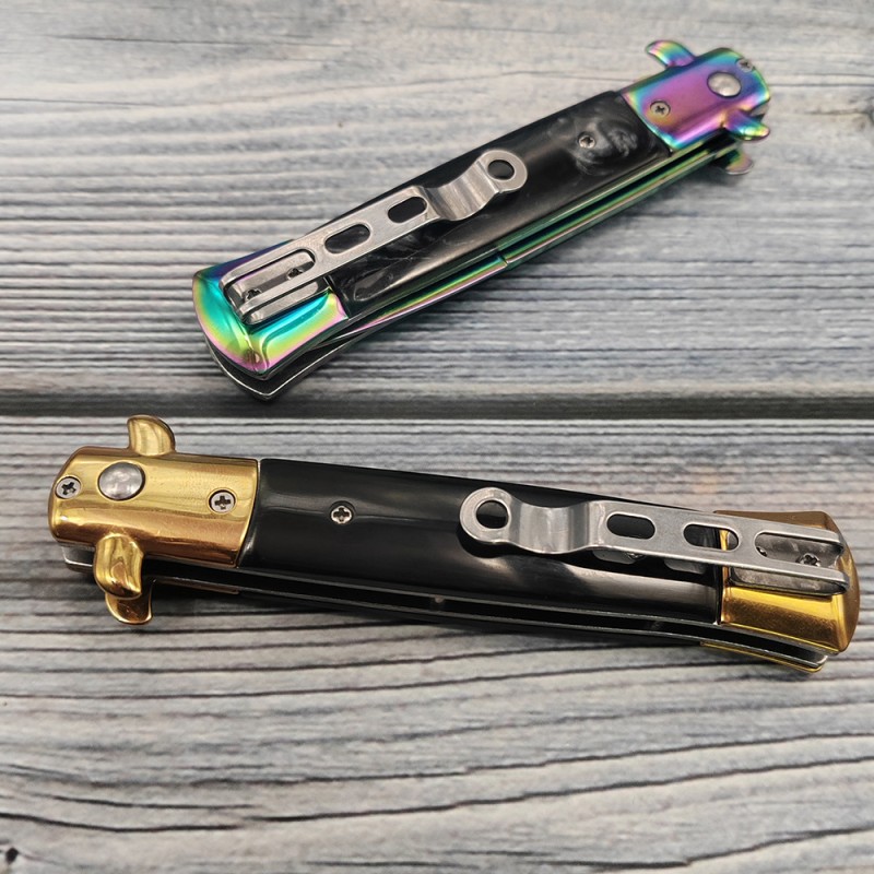 Mafia stainless steel knife outdoor household fruit knife self-defense field saber cross-border supply of a generation of hair