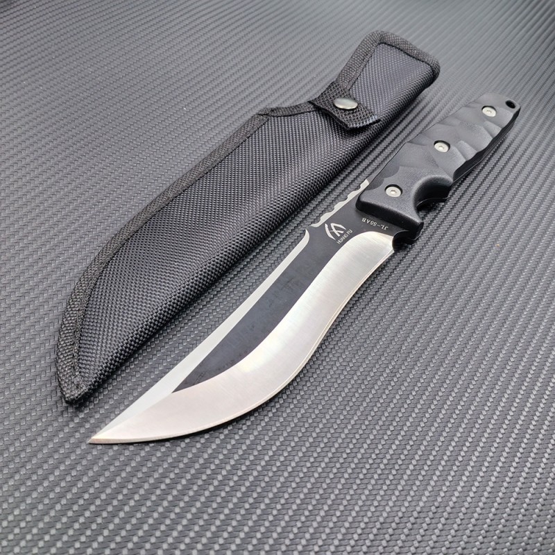 Amazon Outdoor Knife Jungle Hunting Knife Adventure Knife Dragon Bone Integrated Nylon Knife Sheath Kitchen Fruit Knife